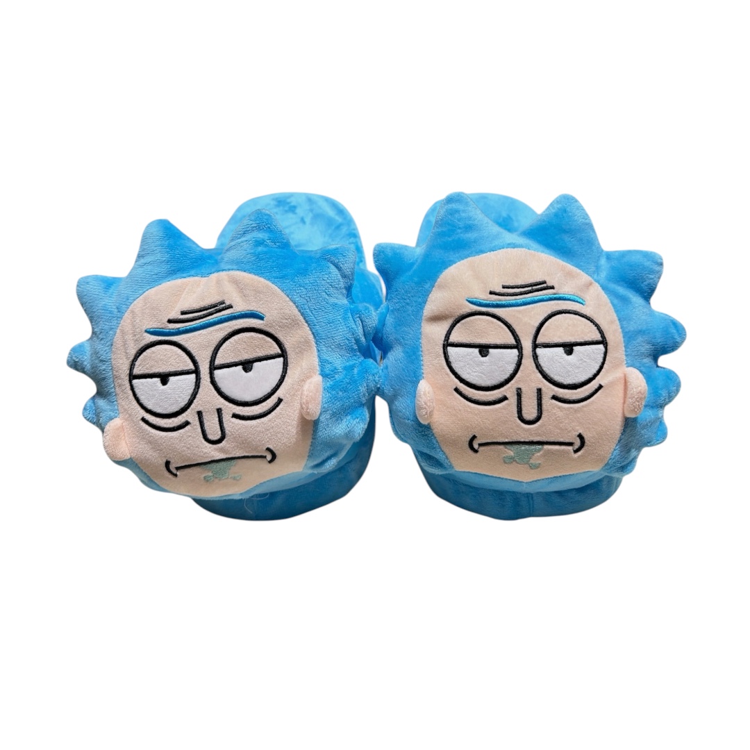 Pantufla rick celeste abierta adulto