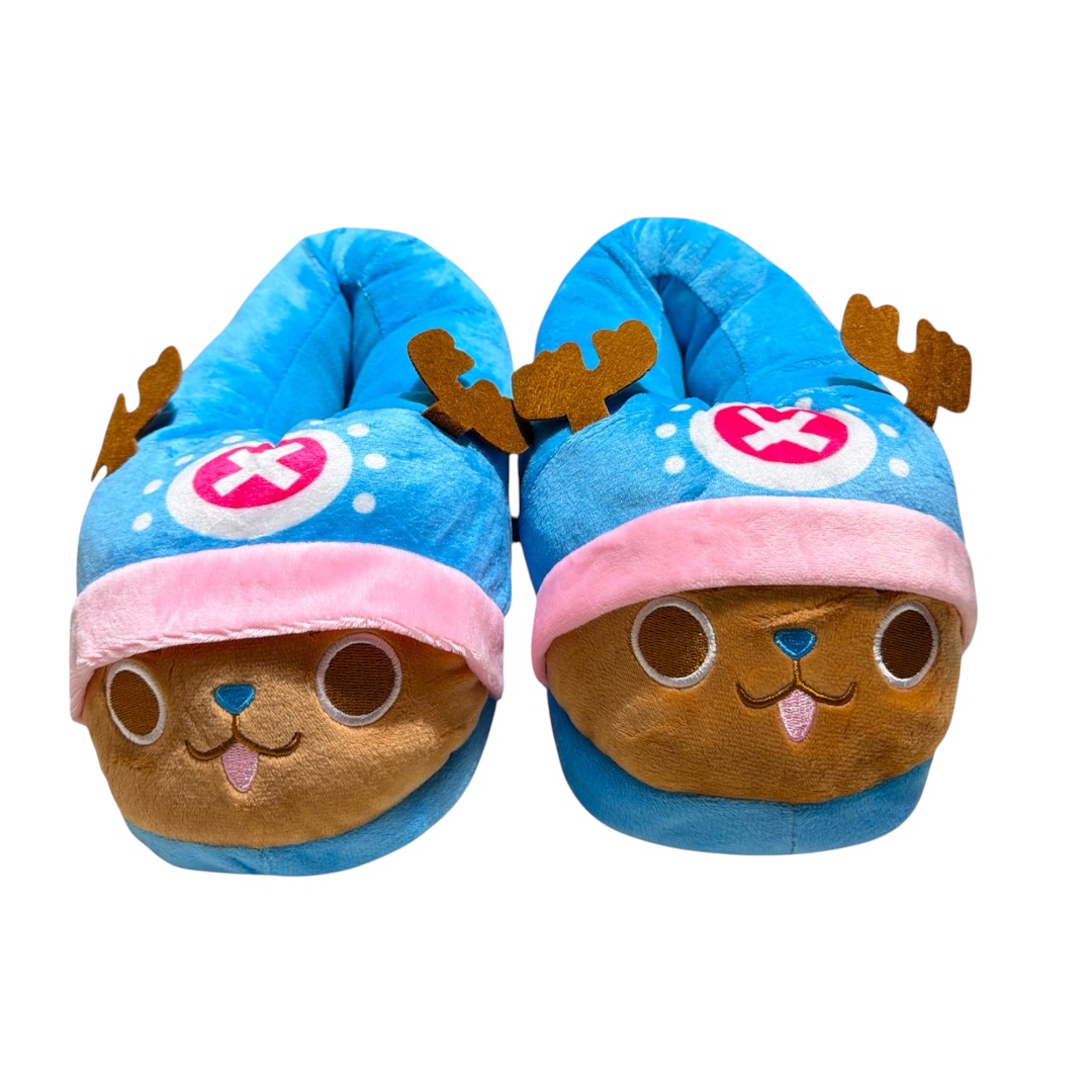 Pantufla chopper celeste cerrada adulto