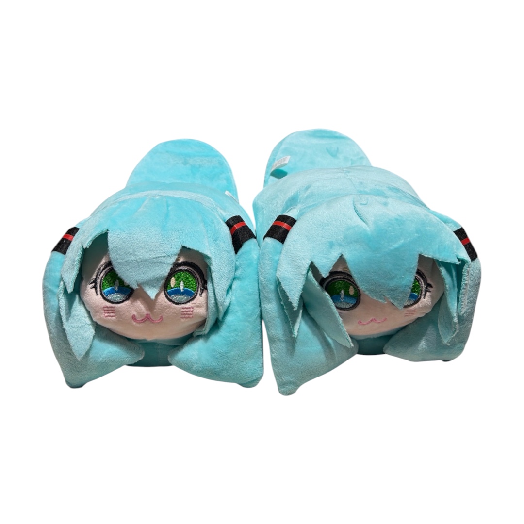 Pantufla hatsune miku abierta adulto