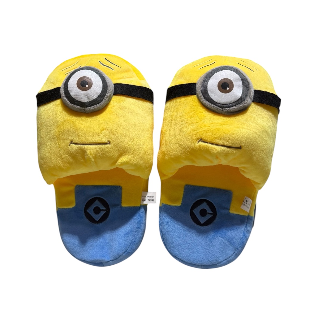 Pantufla minions 1 ojo cerrada adulto