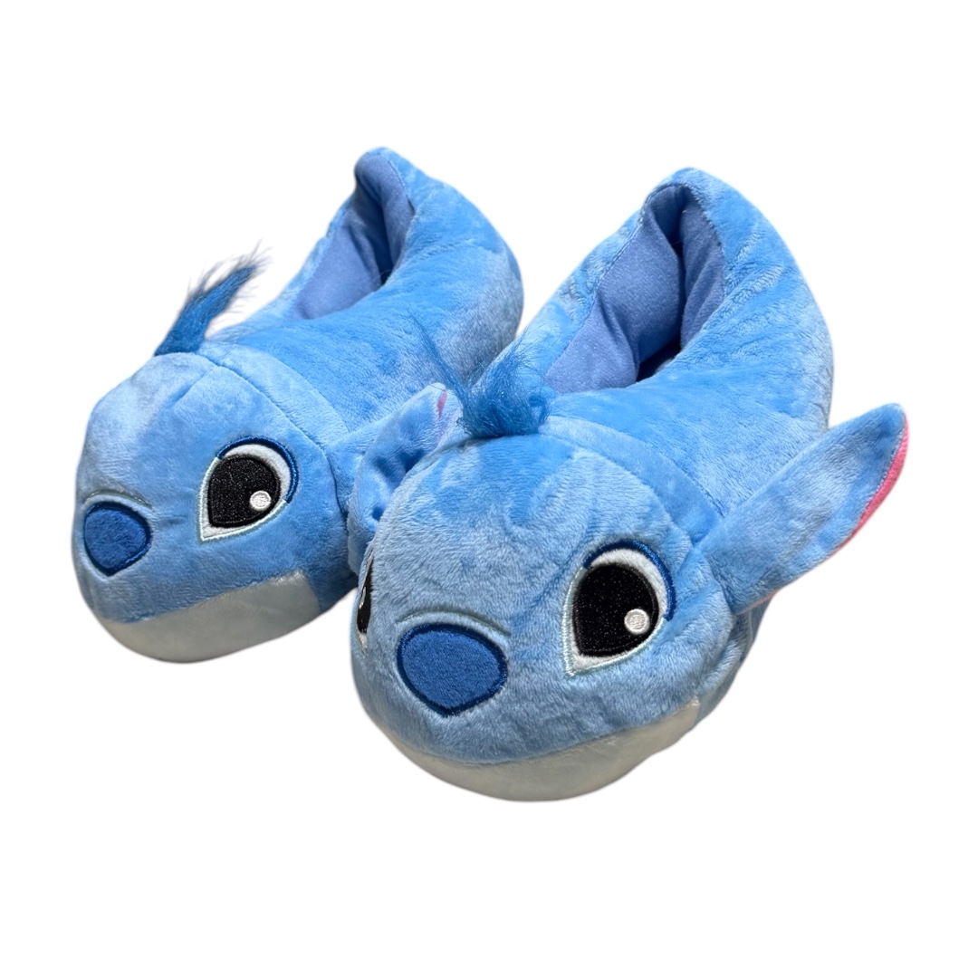 Pantufla stitch celeste niño cerrada