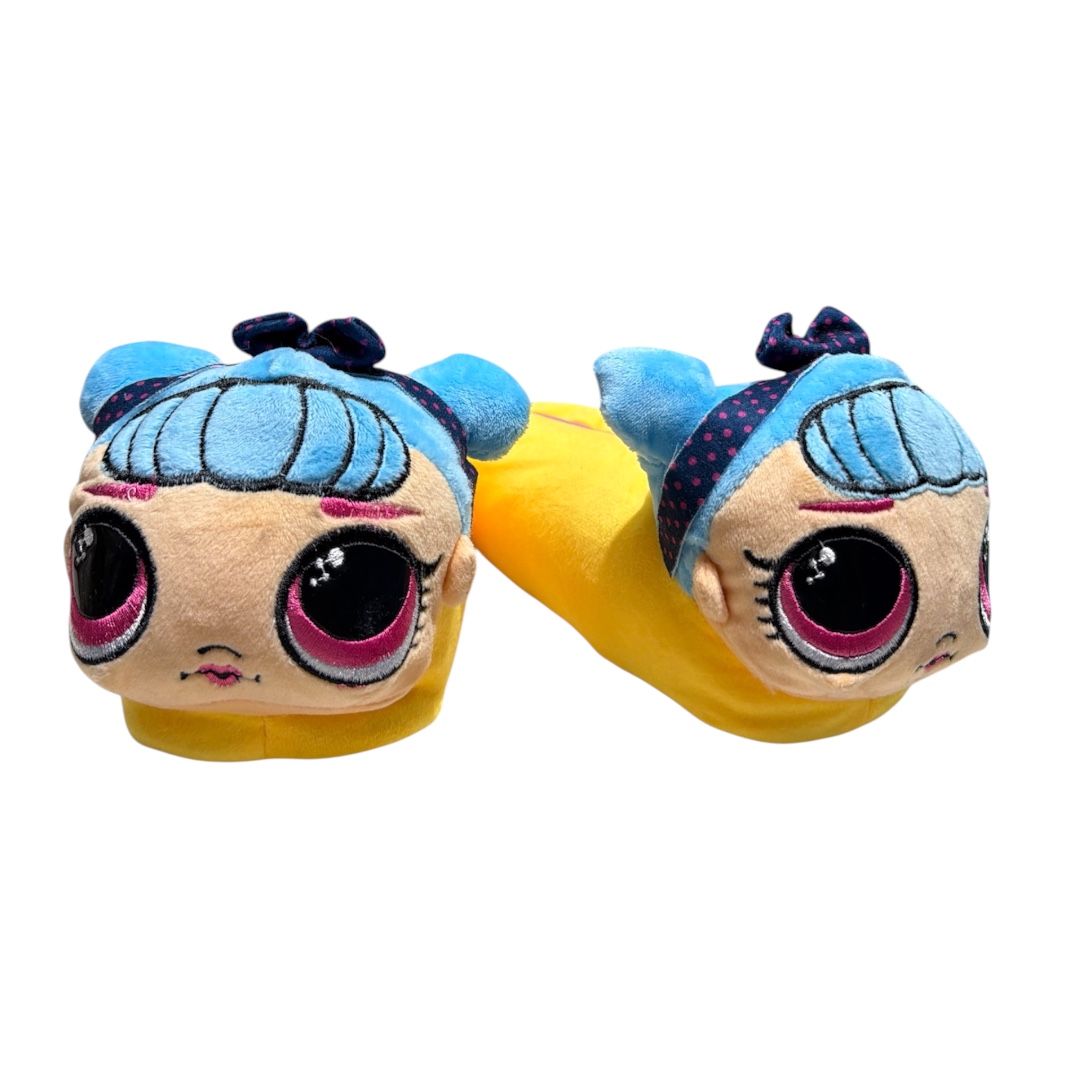 Pantufla lol amarilla cerrada niño