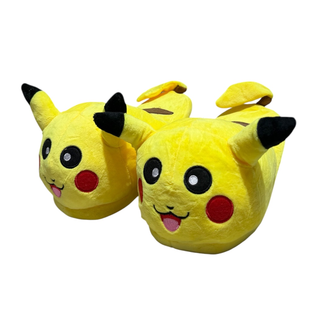 Pantufla pikachu abierta boca abierta adulto