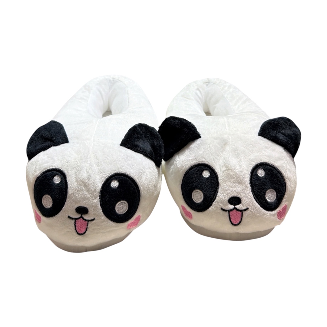 Pantufla panda corazon chibi