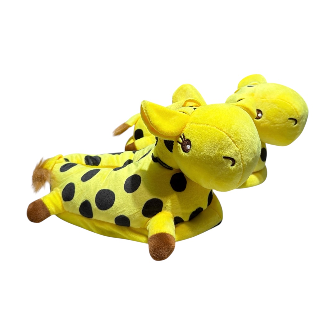 Pantufla jirafa cerrada niño