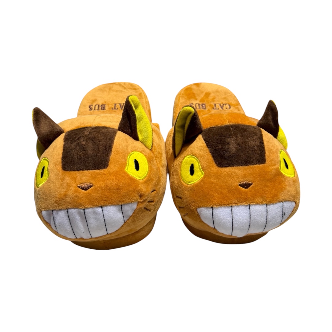 Pantufla gato bus  abierta adulto