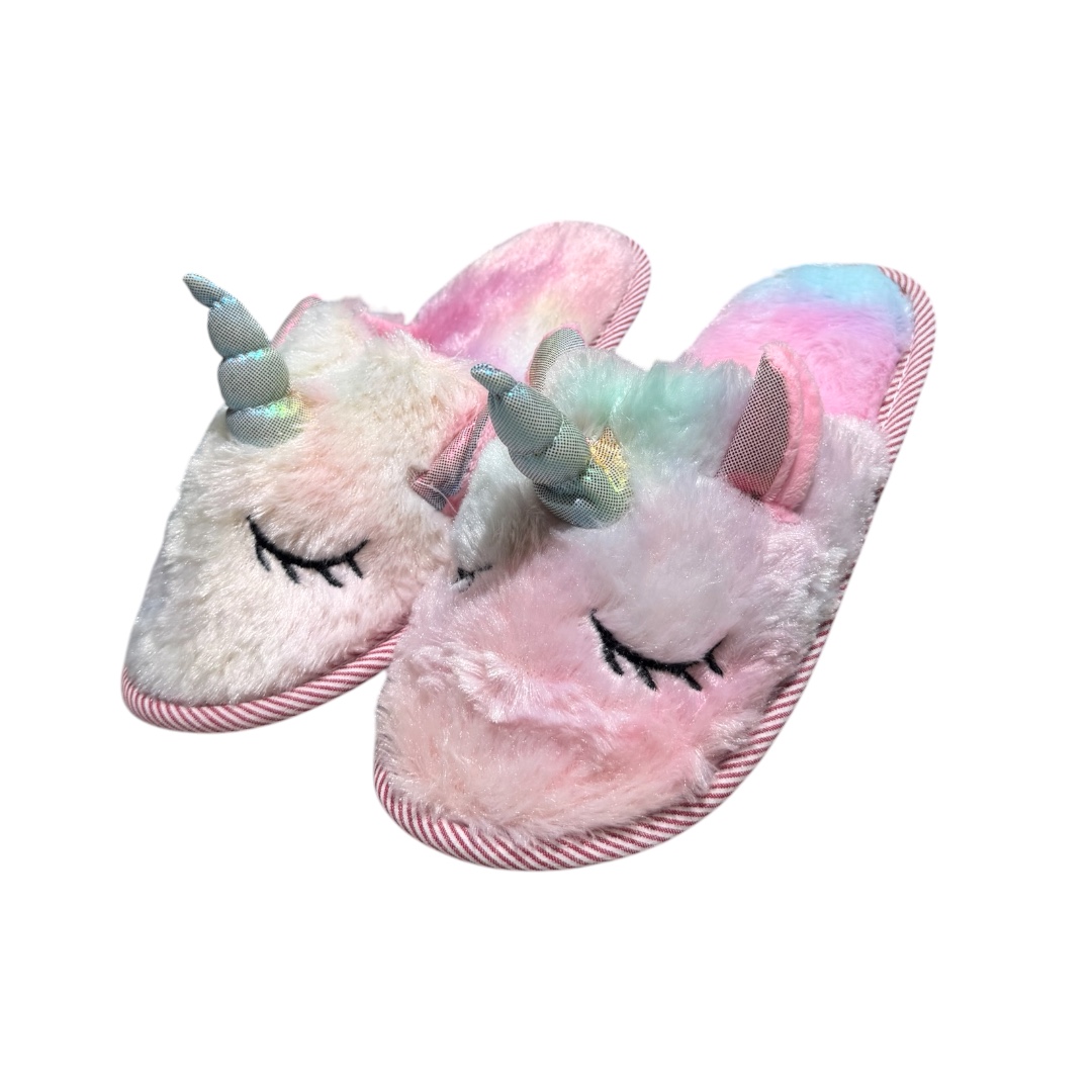 Pantufla unicornio antideslizante colores  s