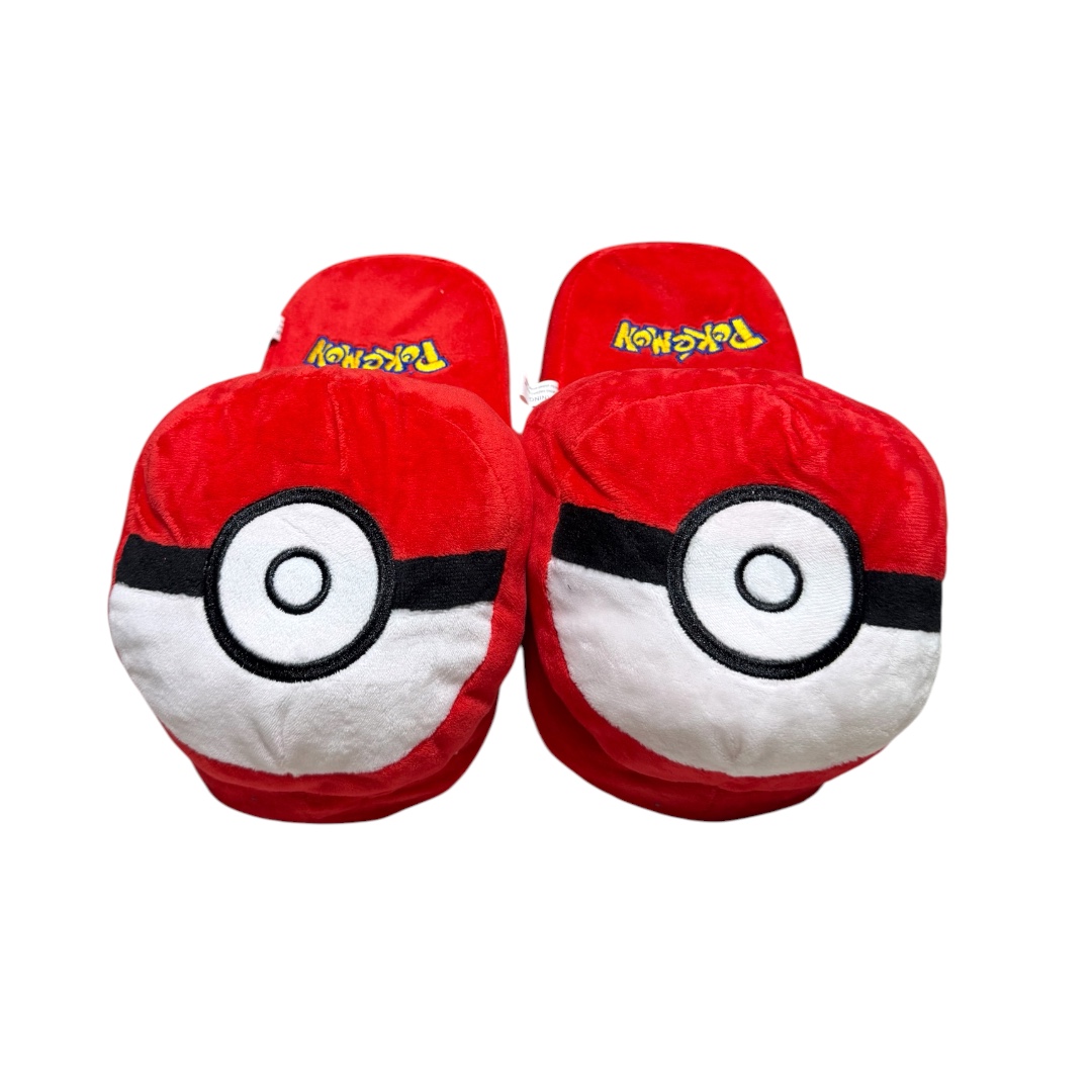 Pantufla pokebola abierta adulto