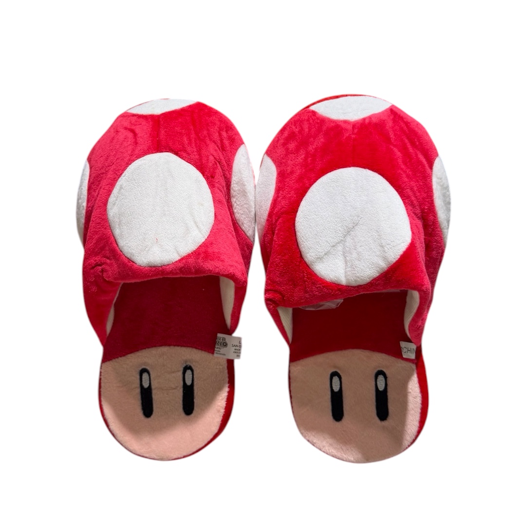Pantufla antideslizante hongo rojo