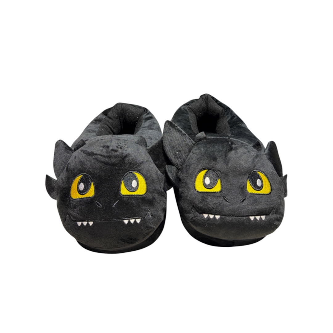 Pantufla chimuelo negra cerrada adulto boca cerrada