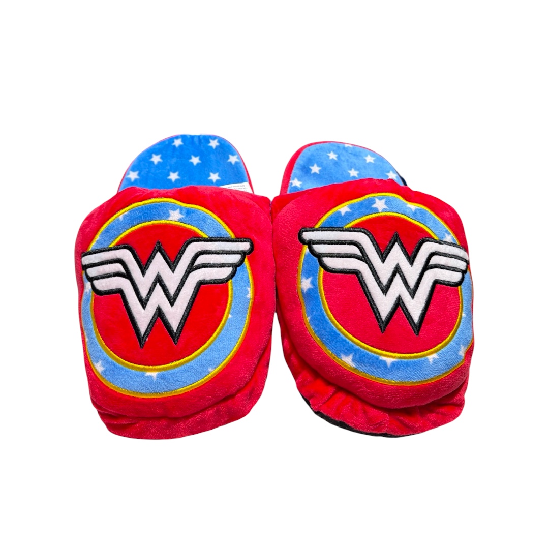 Pantufla mujer maravilla abierta adulto