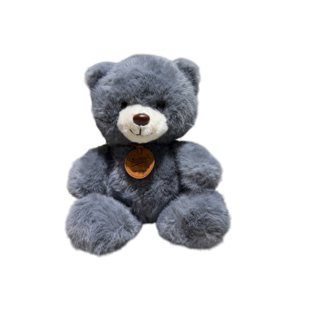Peluche osito 4 colores peludo sentado trompa blanca / sweet / 25cm