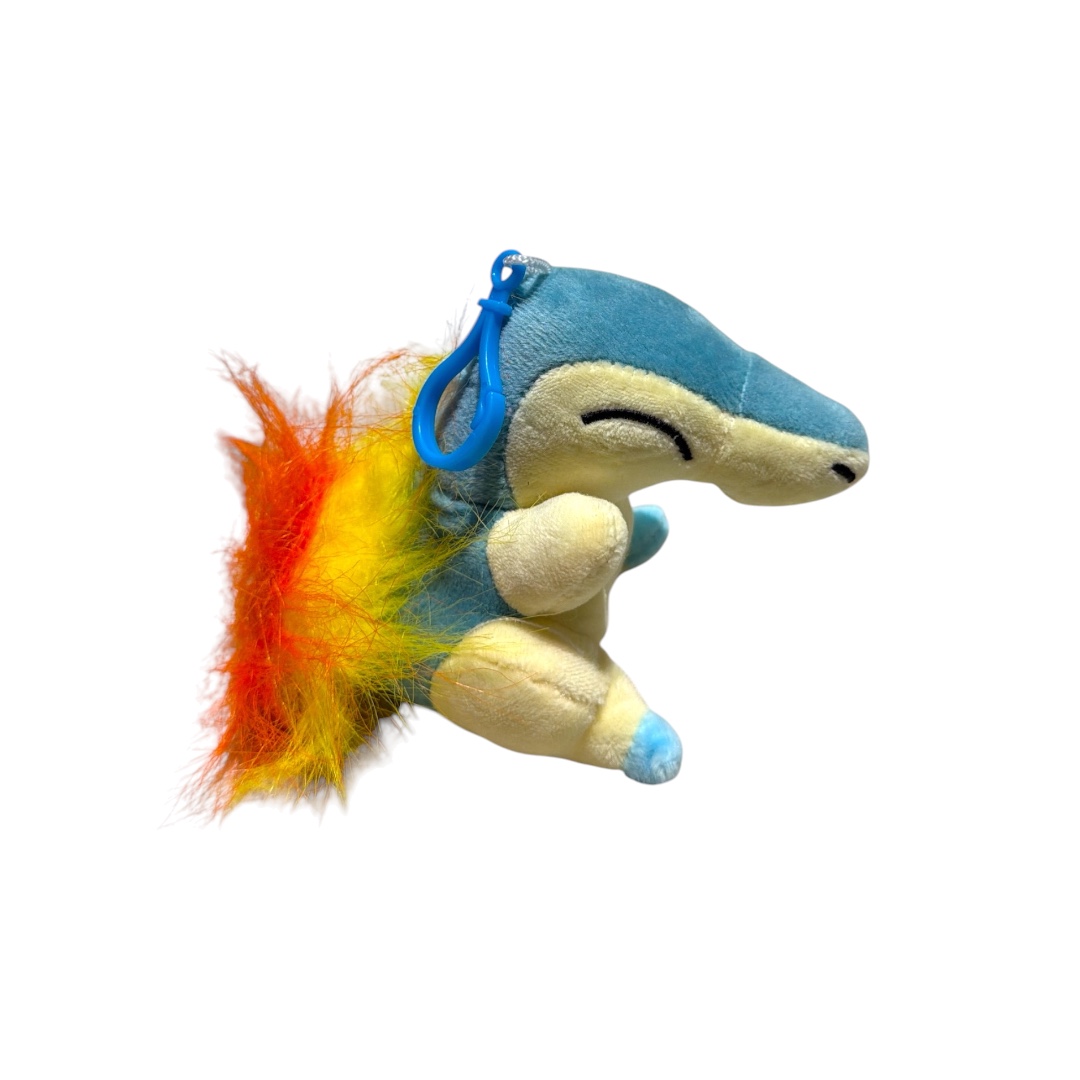 Llavero peluche pokemon cyndaquil c/completo