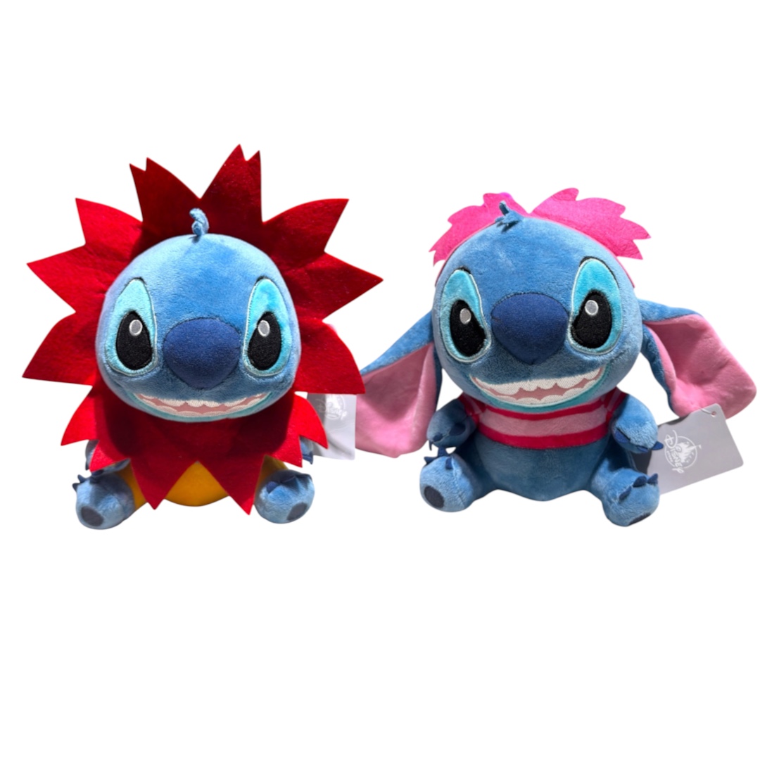 Peluche stitch azul disfrazado 25cm