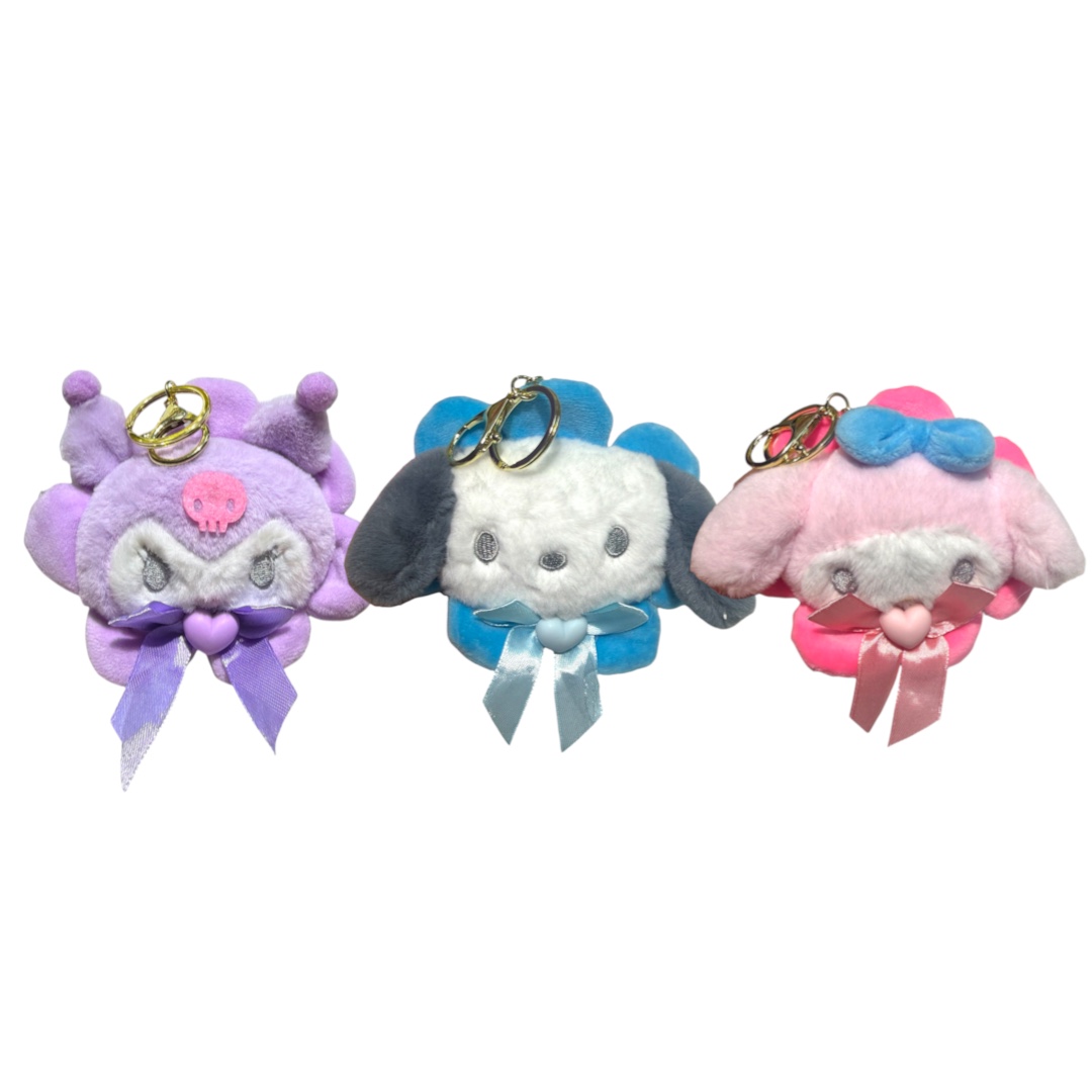 Llavero peluche sanrio caritas peludito