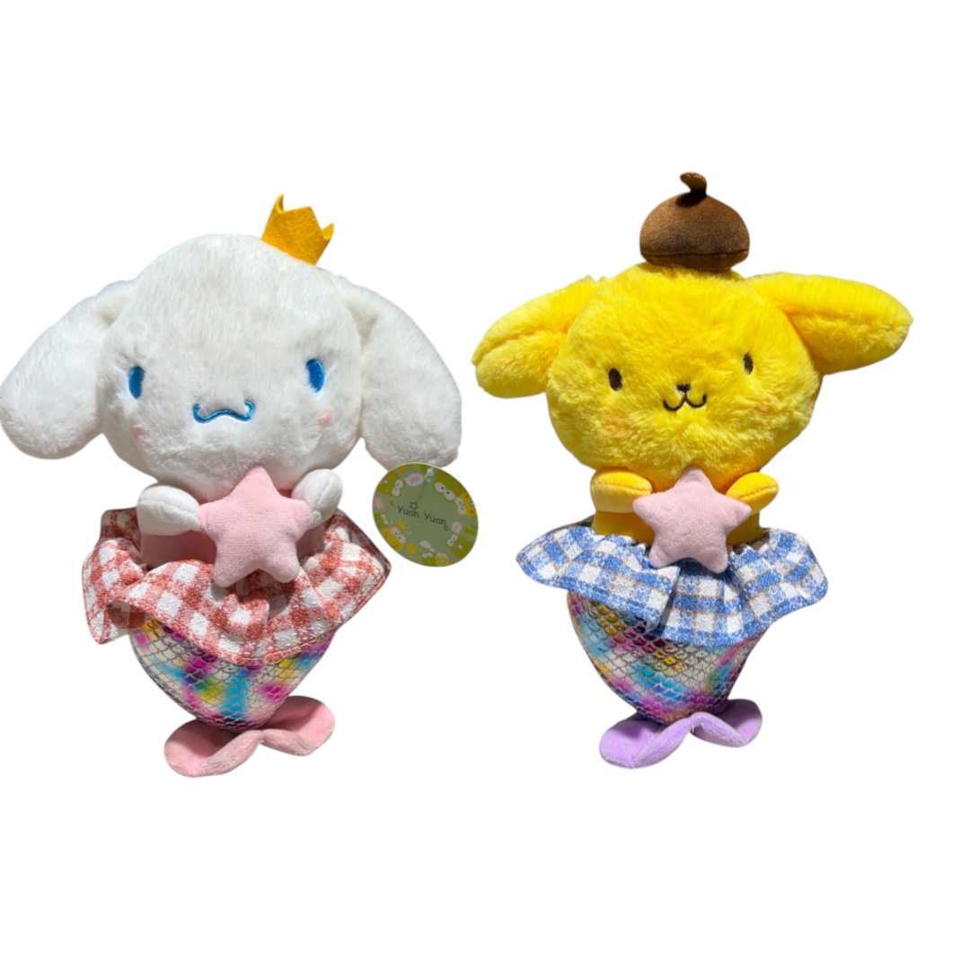 Peluche sanrio sirenas con estrellas