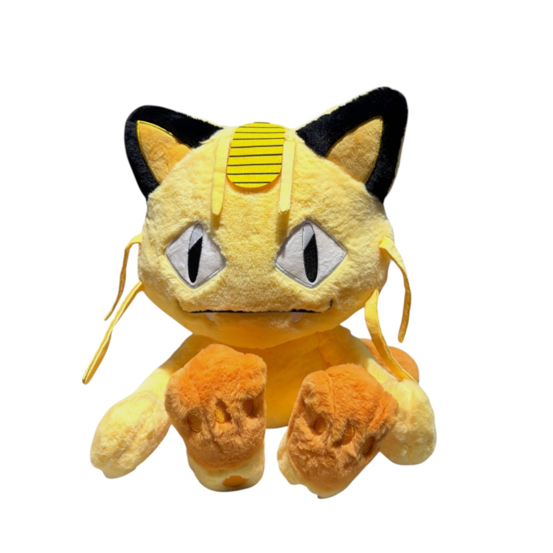 Peluche pokemon meowth peludo 45cm