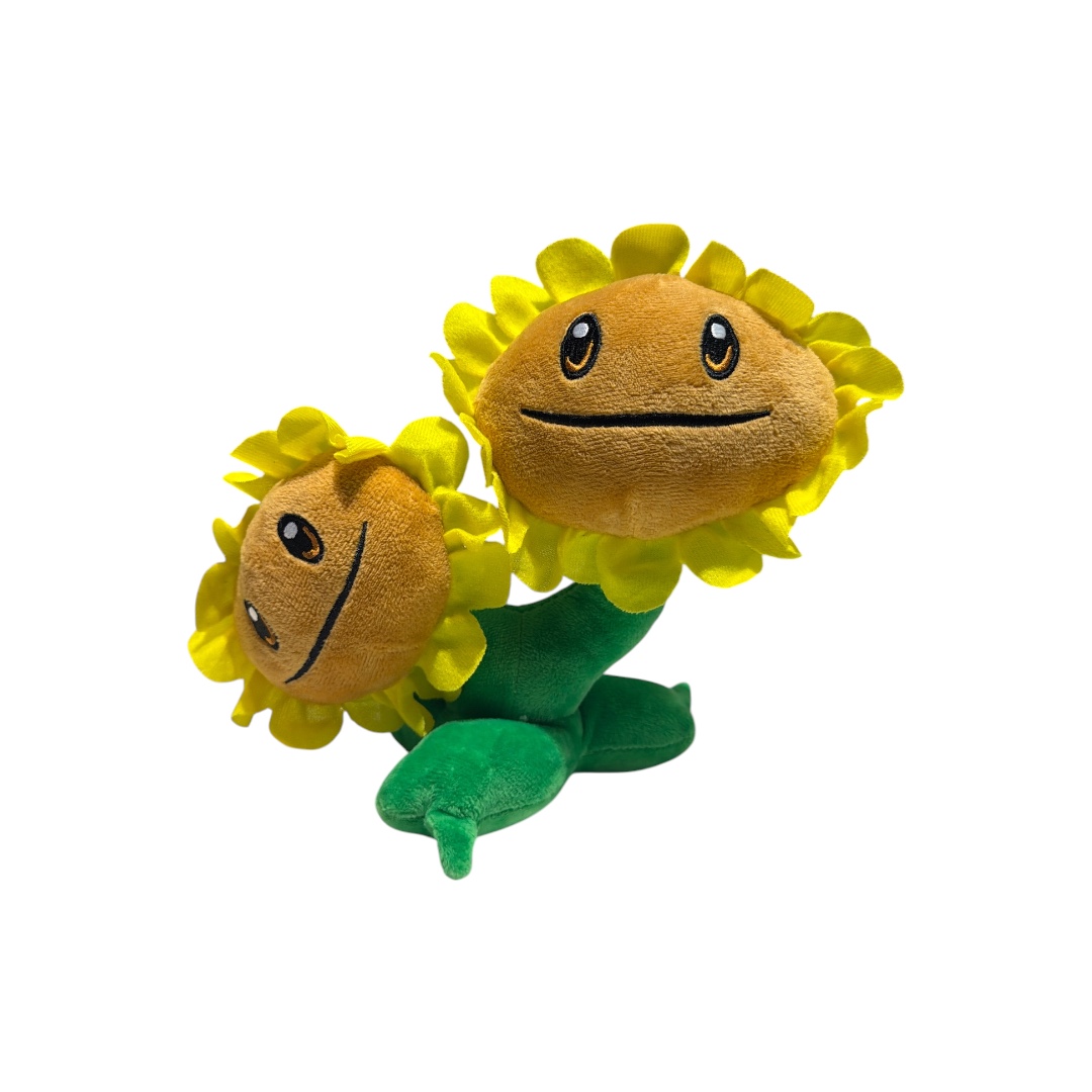 Peluche pvz birasol 2 cabezas  22cm