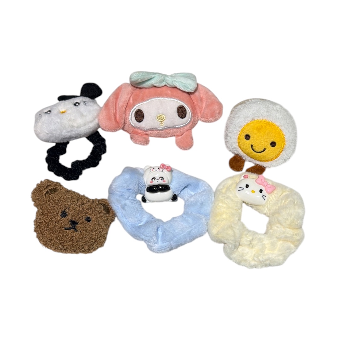 Colas surtidas de peluche