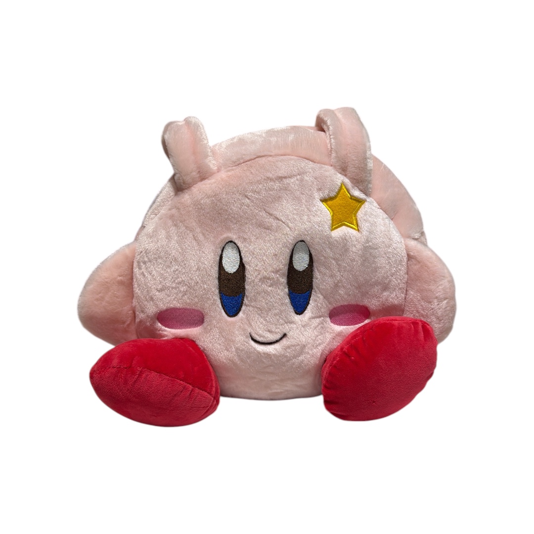 Cartera peluche kirby con estrella bordada pequeño