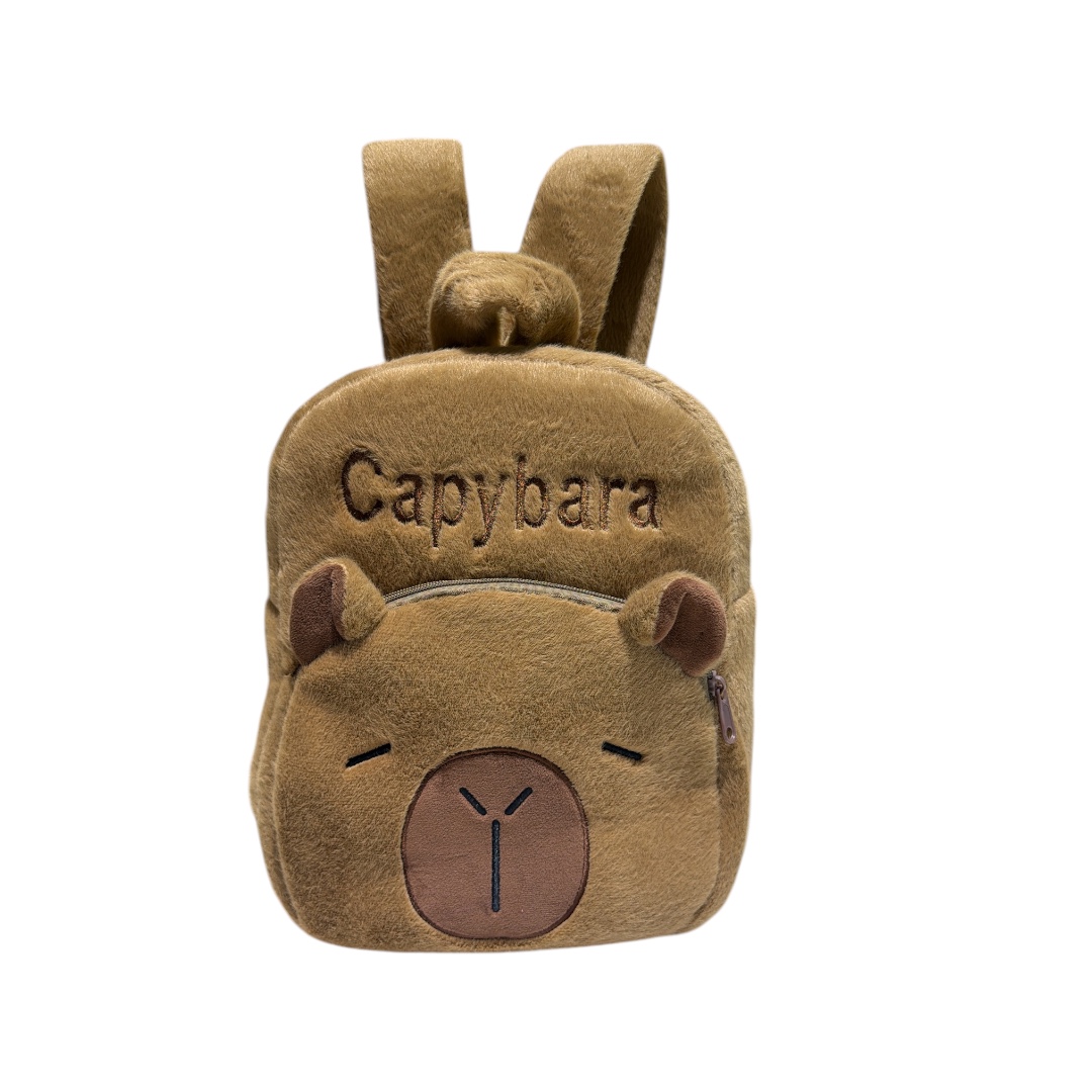 Bulto de peluche capibara grande