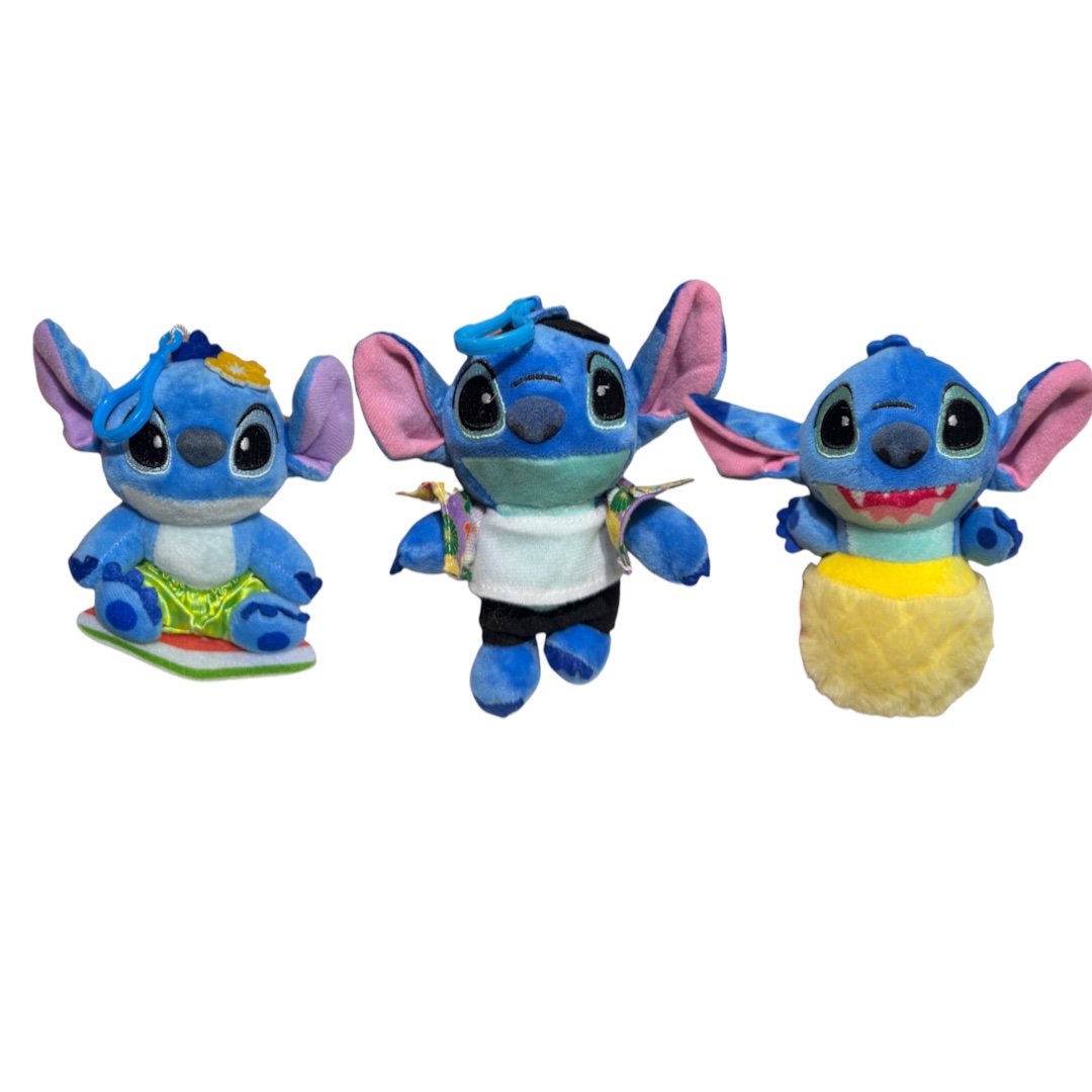 Llavero peluche stitch hawaiano surtidos