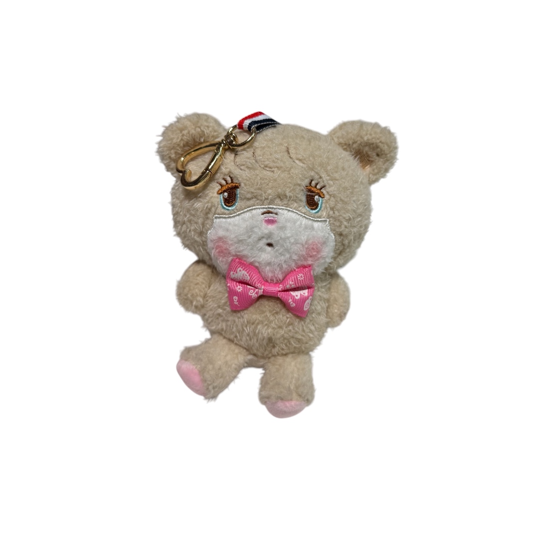 Llavero peluche osito lazo
