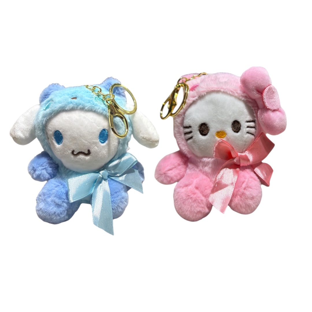 Llavero peluche sanrio disfraz peludito