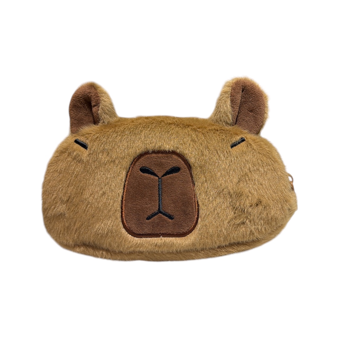 Cartuchera peluche capibara