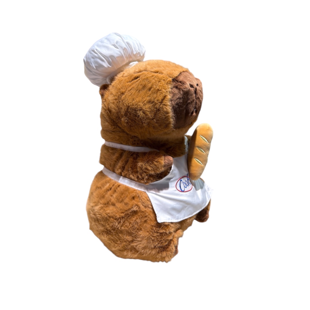 Peluche capibara panadero 40cm