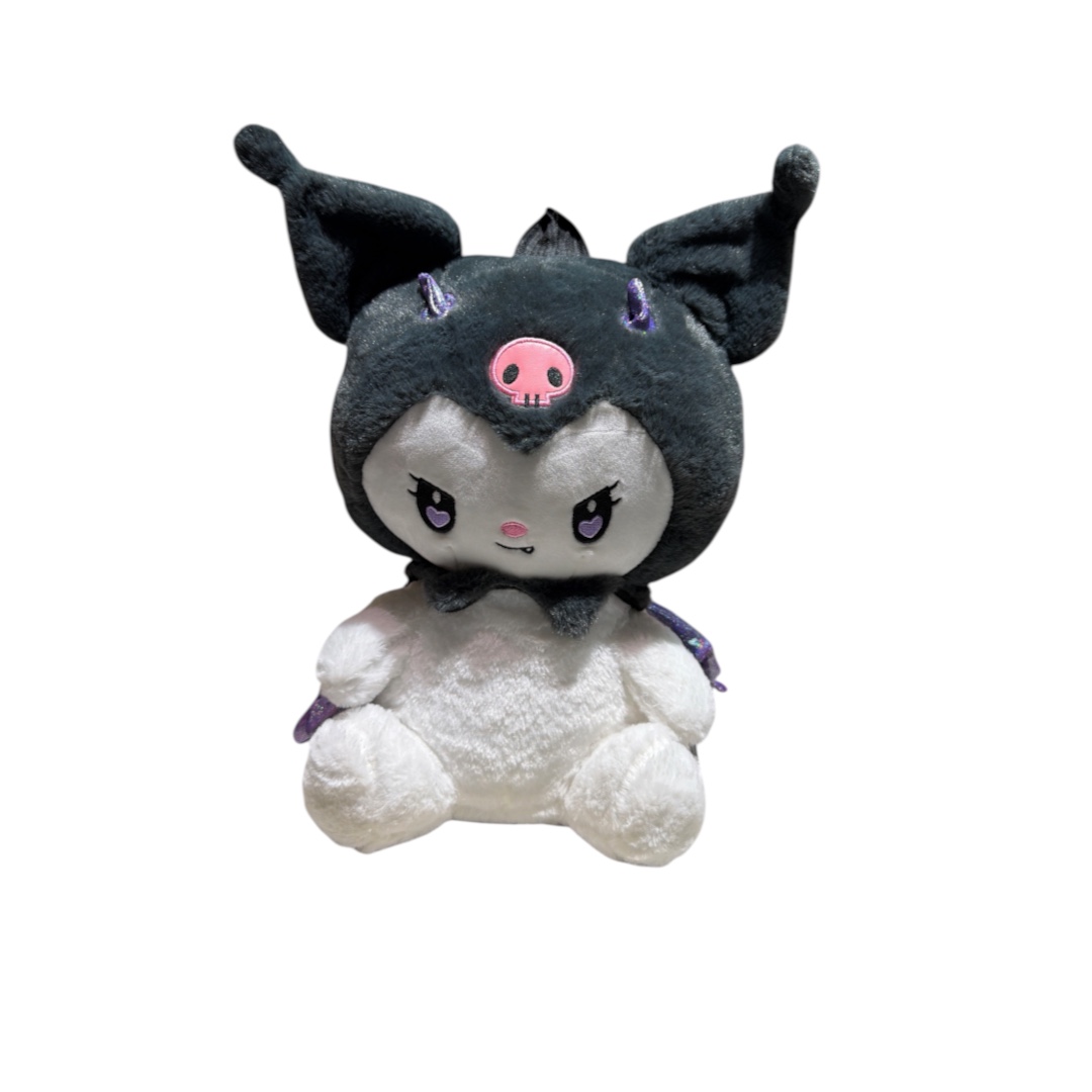 Bulto peluche mediano cuerpo completo kuromi vampira