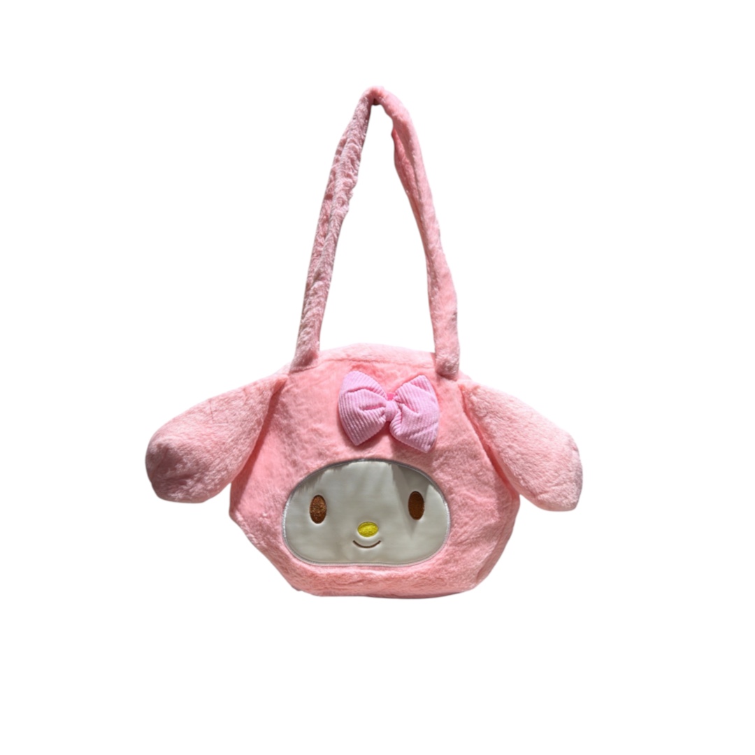 Cartera peluche mediano cara my melody