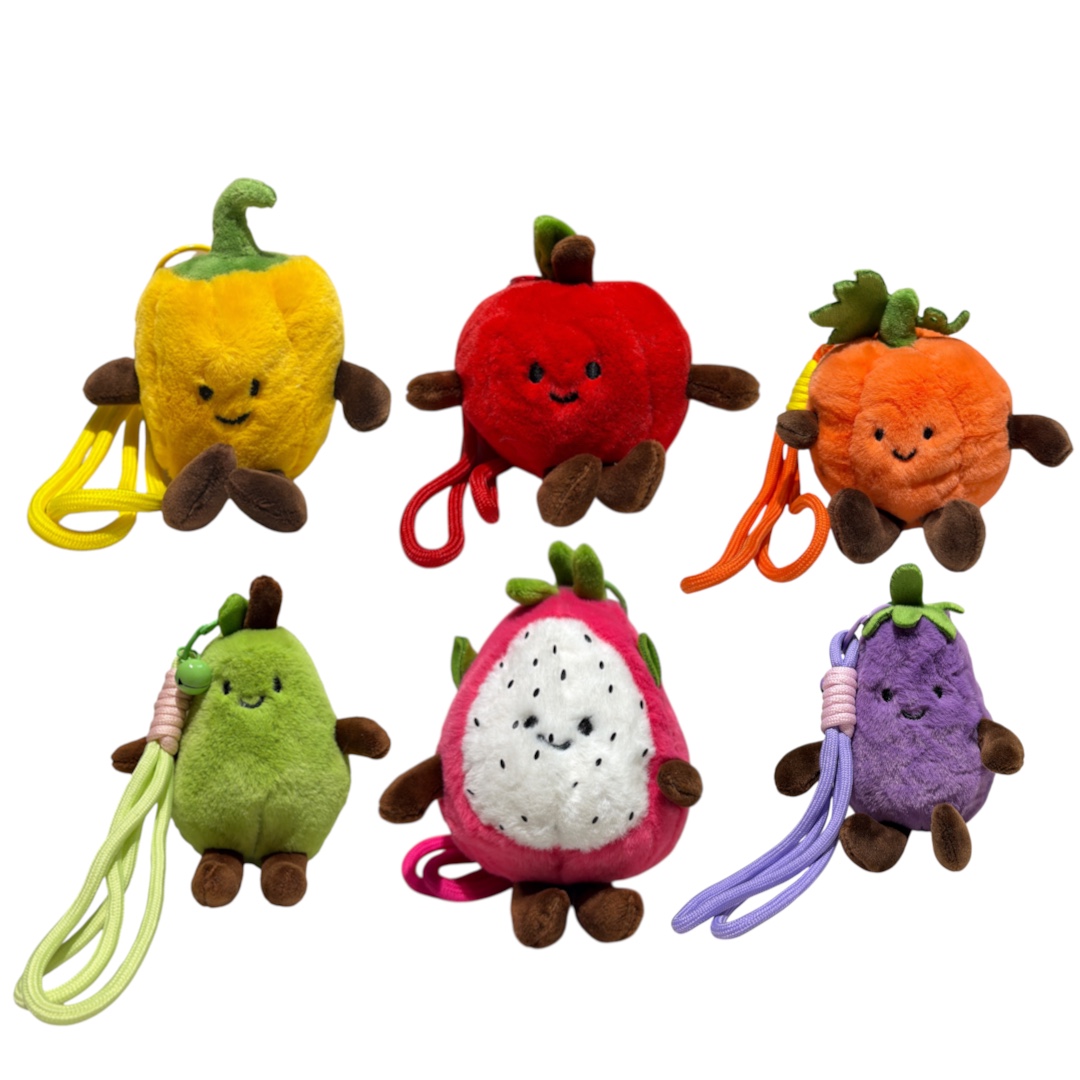 Llavero peluche frutas aromatizadas