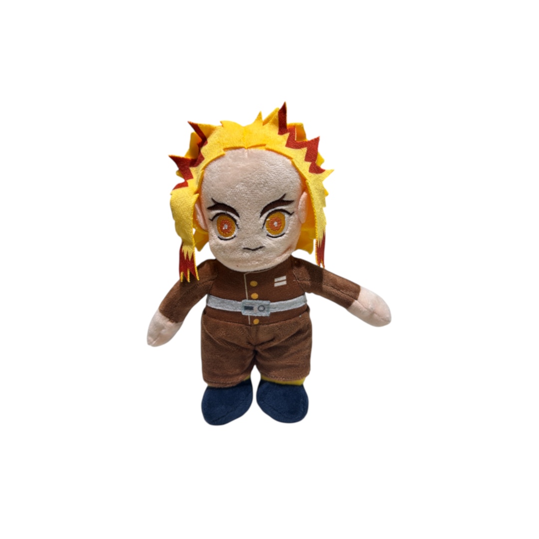 Peluche kyojuro rengoku de pie 25cm