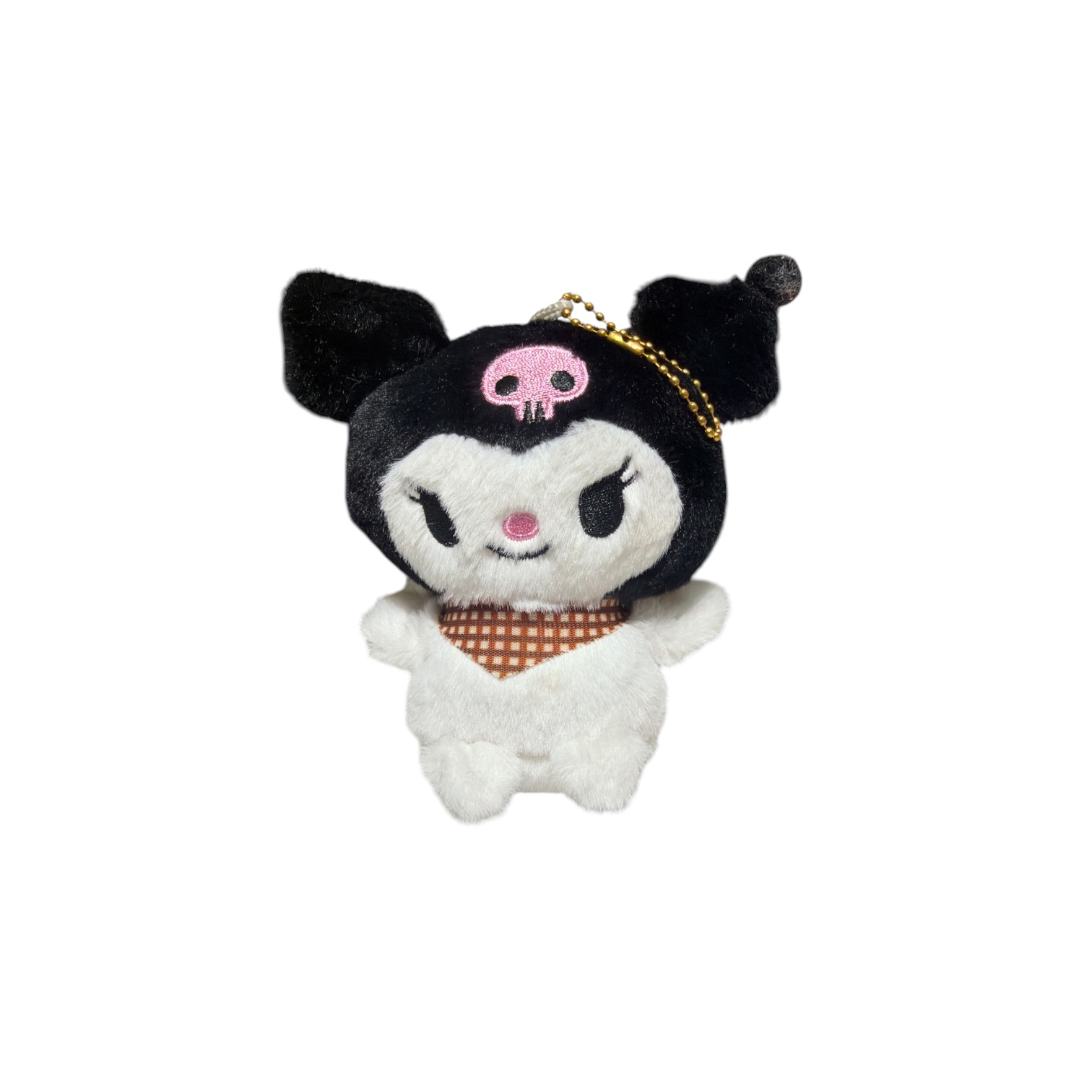 Llavero peluche sanrio bufanda peludito