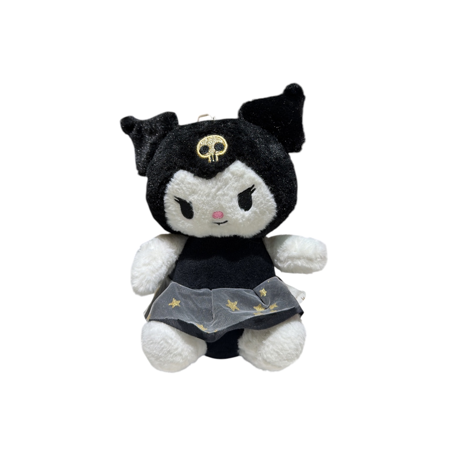 Peluche kuromi dorada vestido estrellas
