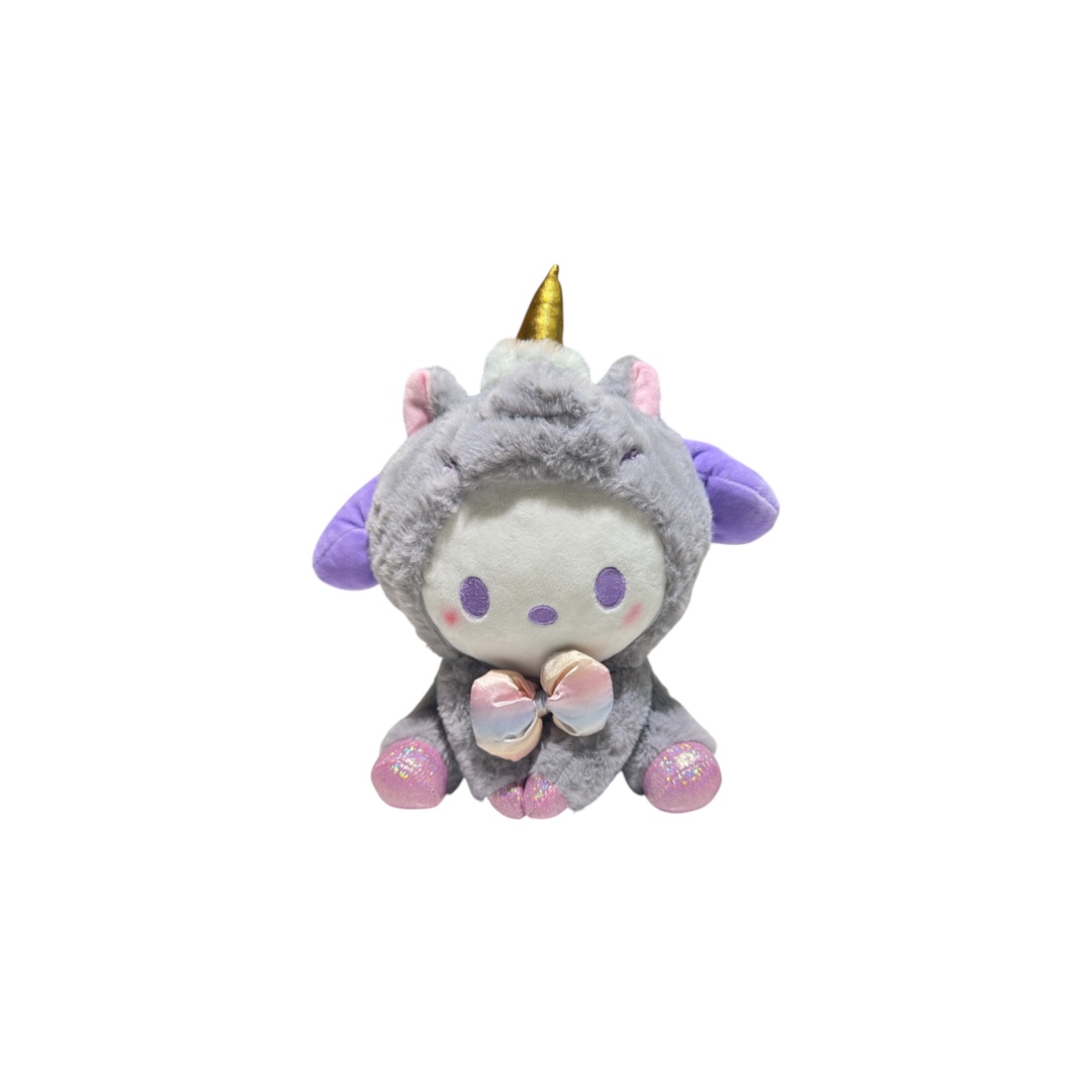 Peluche sanrio disfraz unicornio 22cm