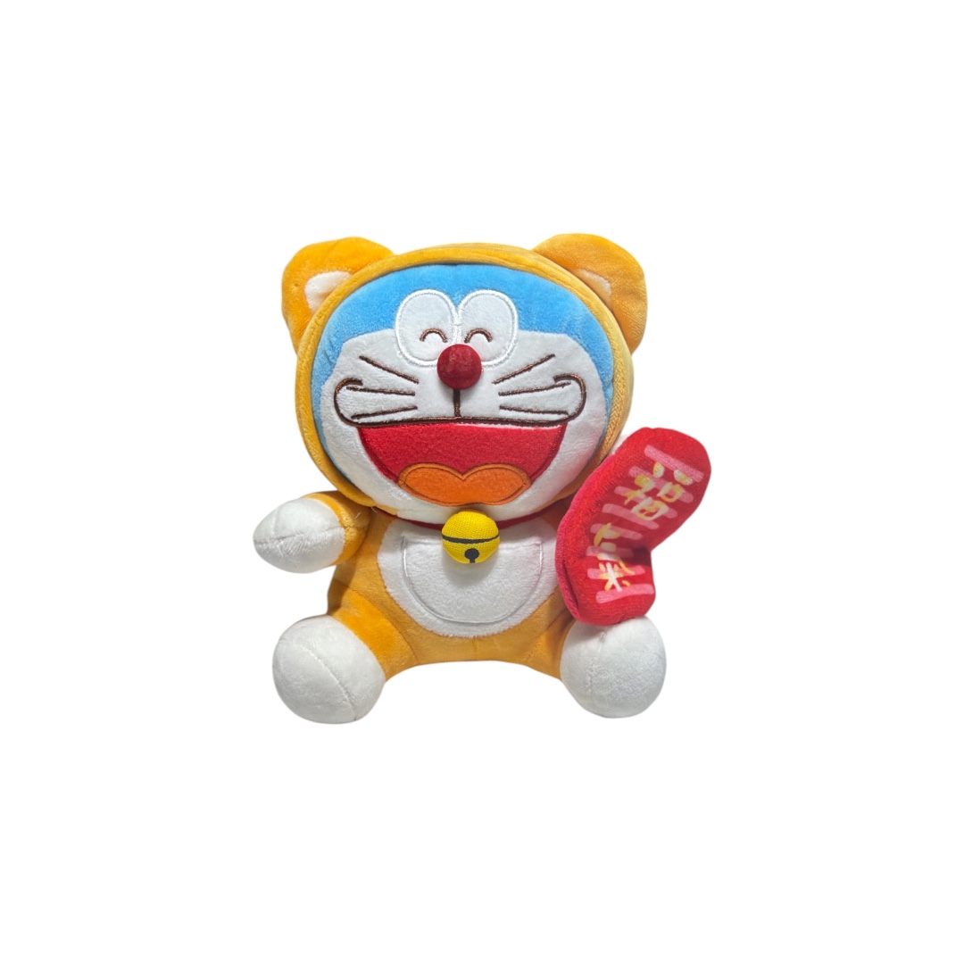 Peluche doraemon,gorro 25cm