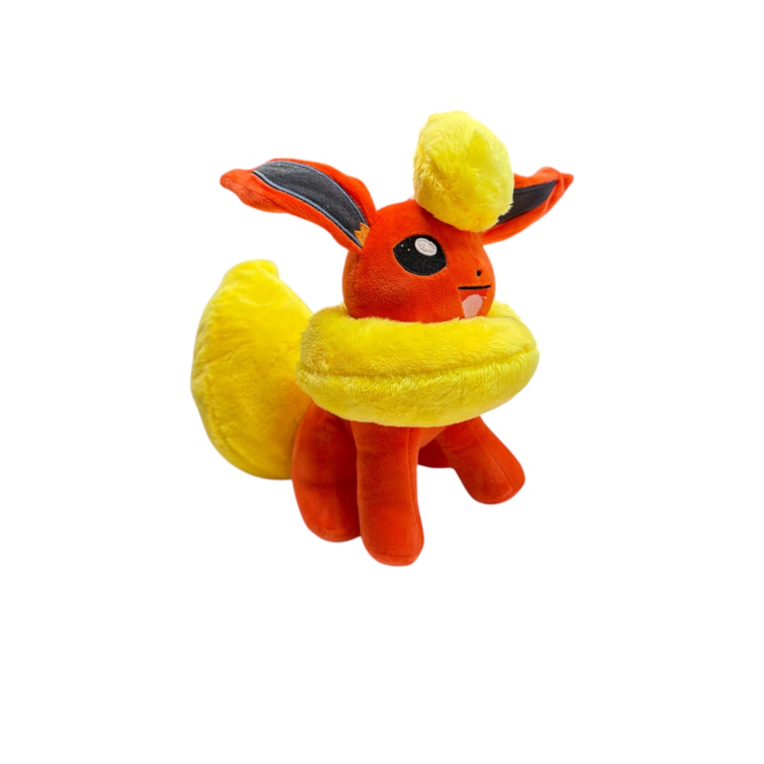 Peluche pokemon sentado flareon  25 cm