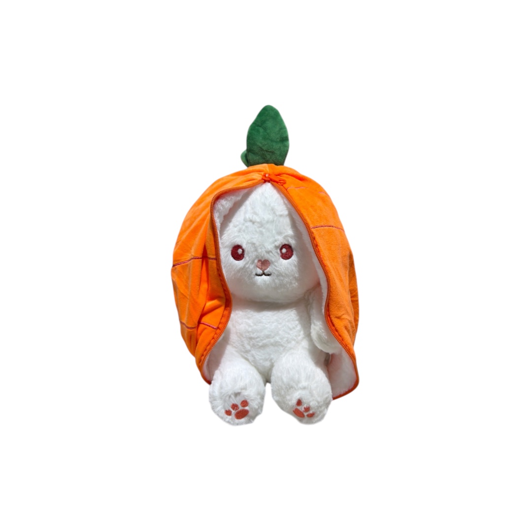 Peluche conejo envoltura zanahoria 30cm