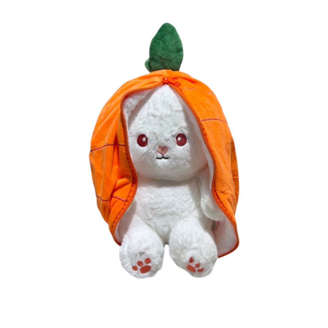 Peluche conejo envoltura zanahoria 40 cm
