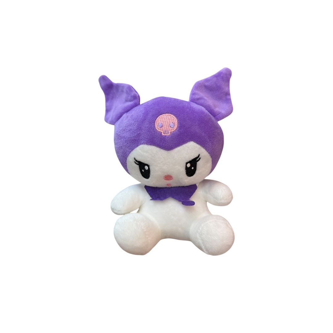 Peluche kuromi morada 18 cm