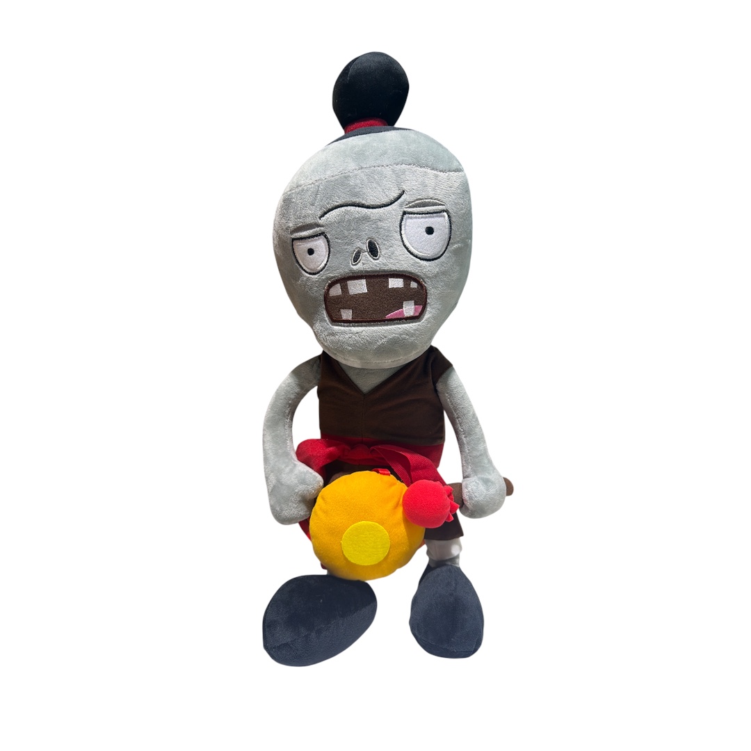 Peluche zombie mazo en mano 60 cm
