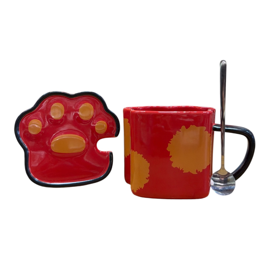 Taza molde huellita gato colores surtidos