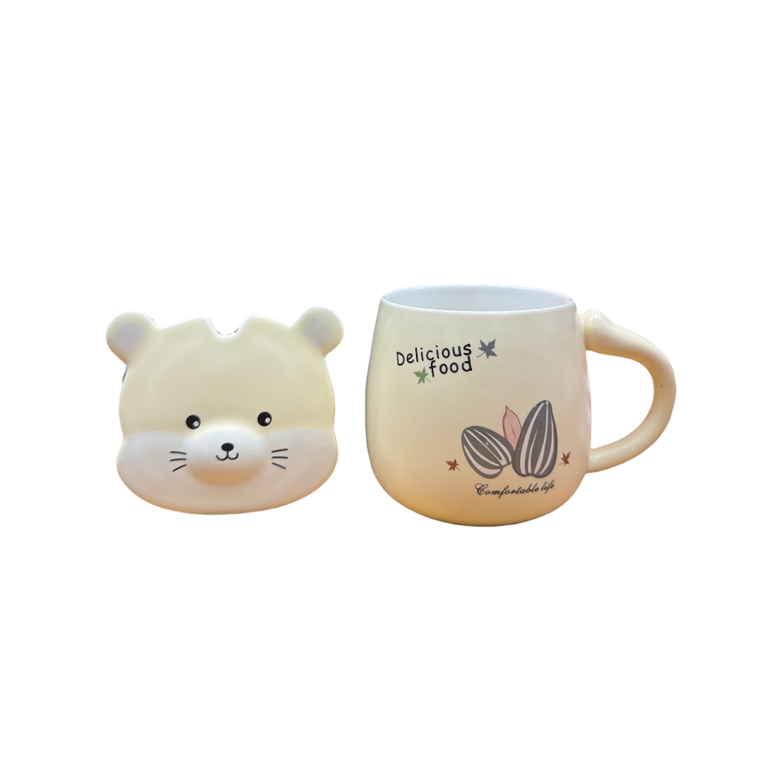 Taza tapa cara de gato