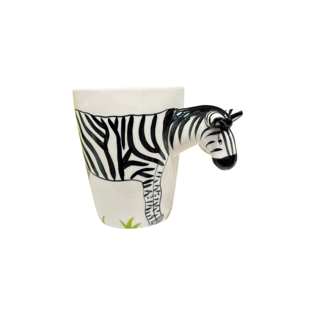 Taza relieve zebra