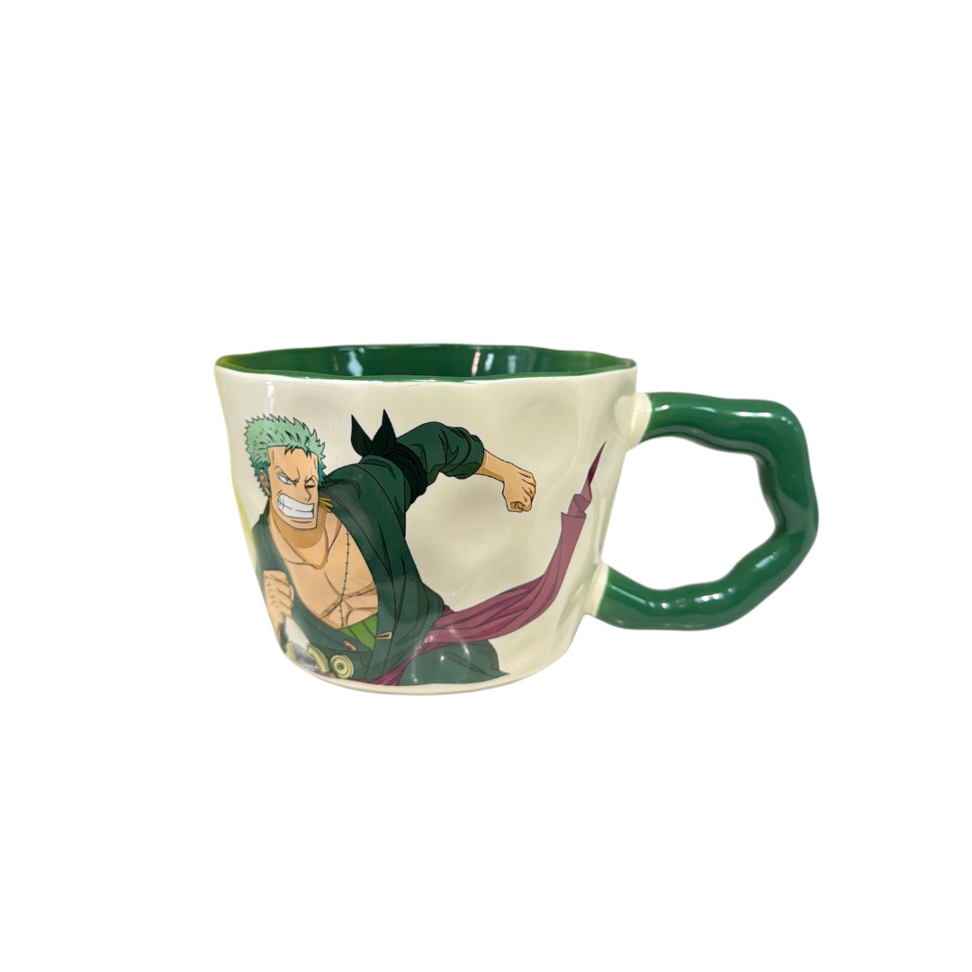 Taza roronoa zoro  borde relieve