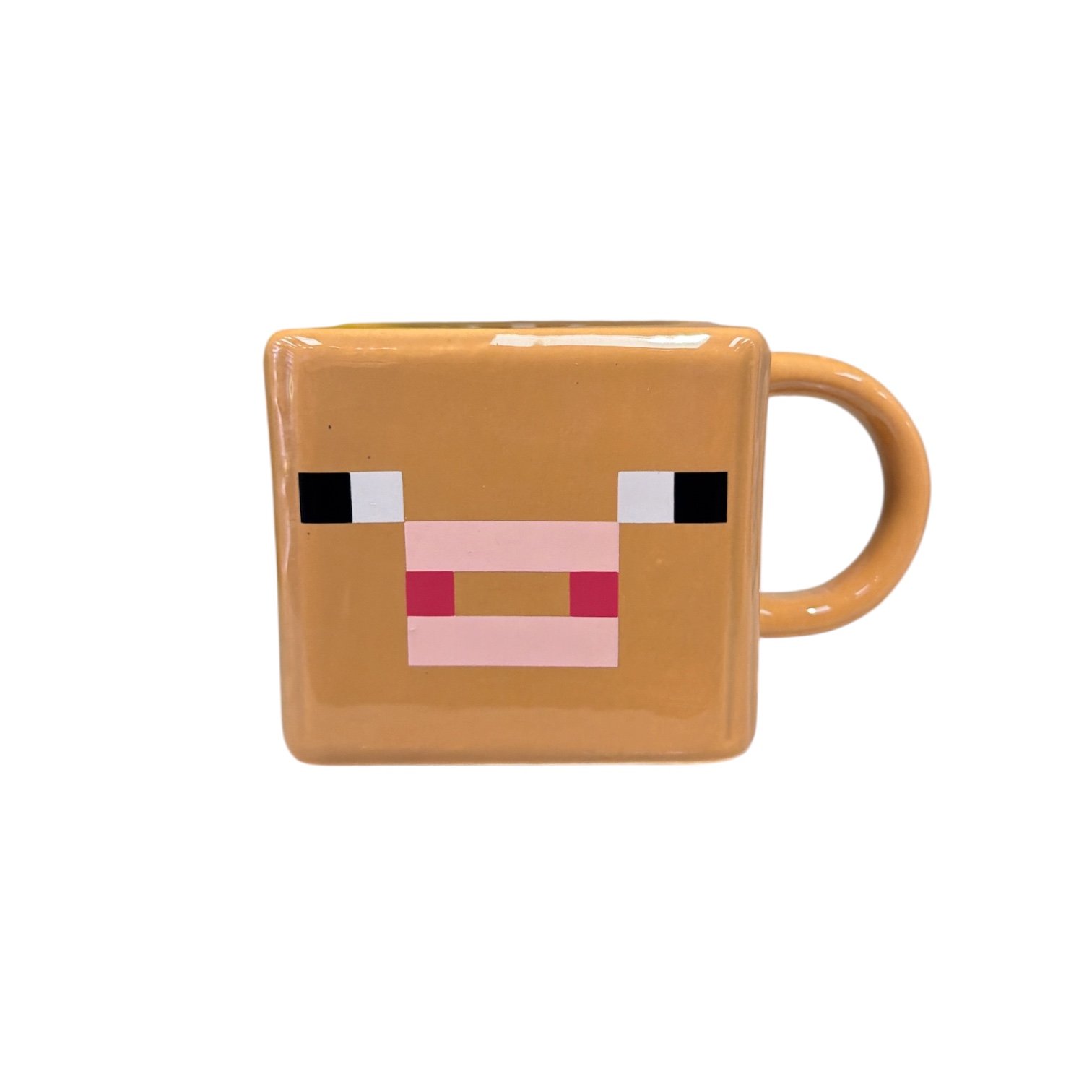 Taza cara de cerdo minecraft