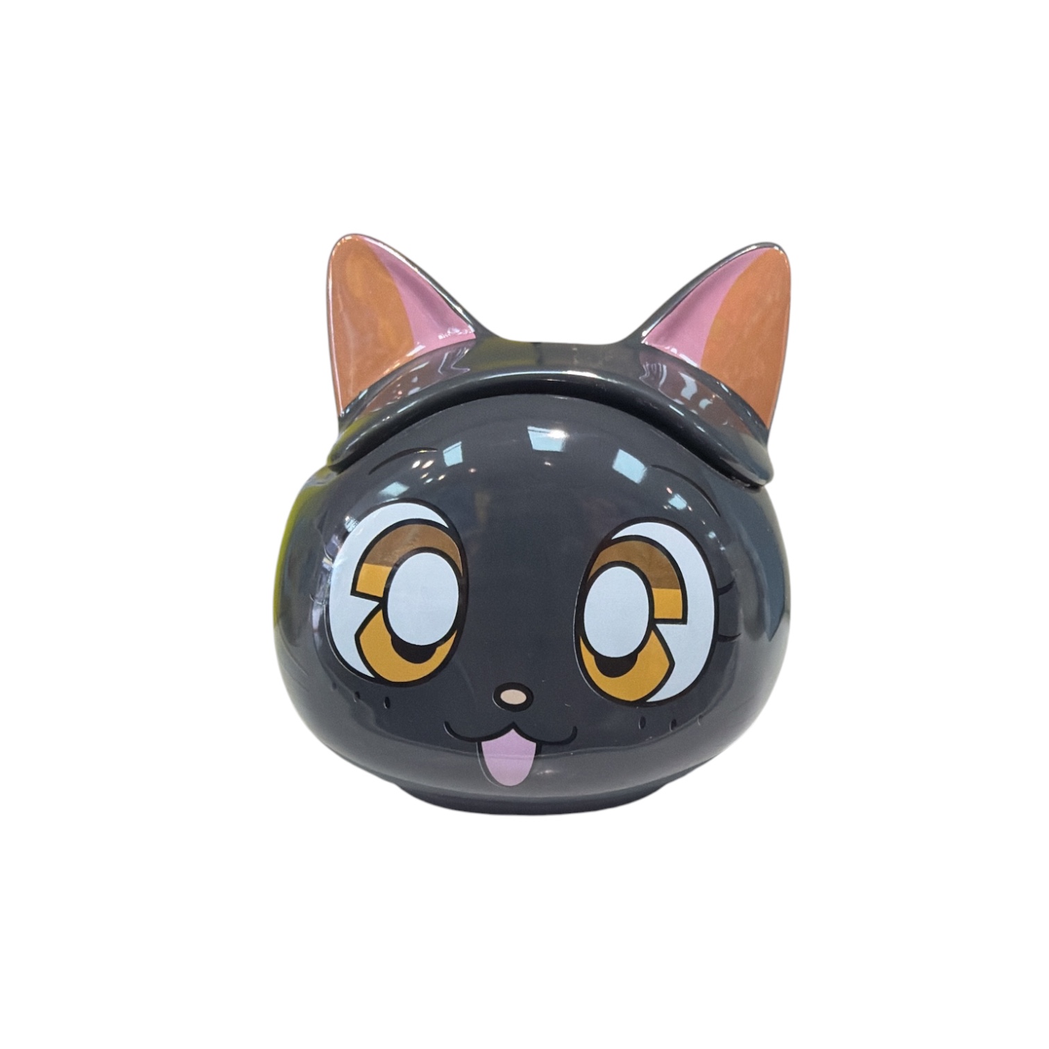 Taza luna sailor moon gris con tapa