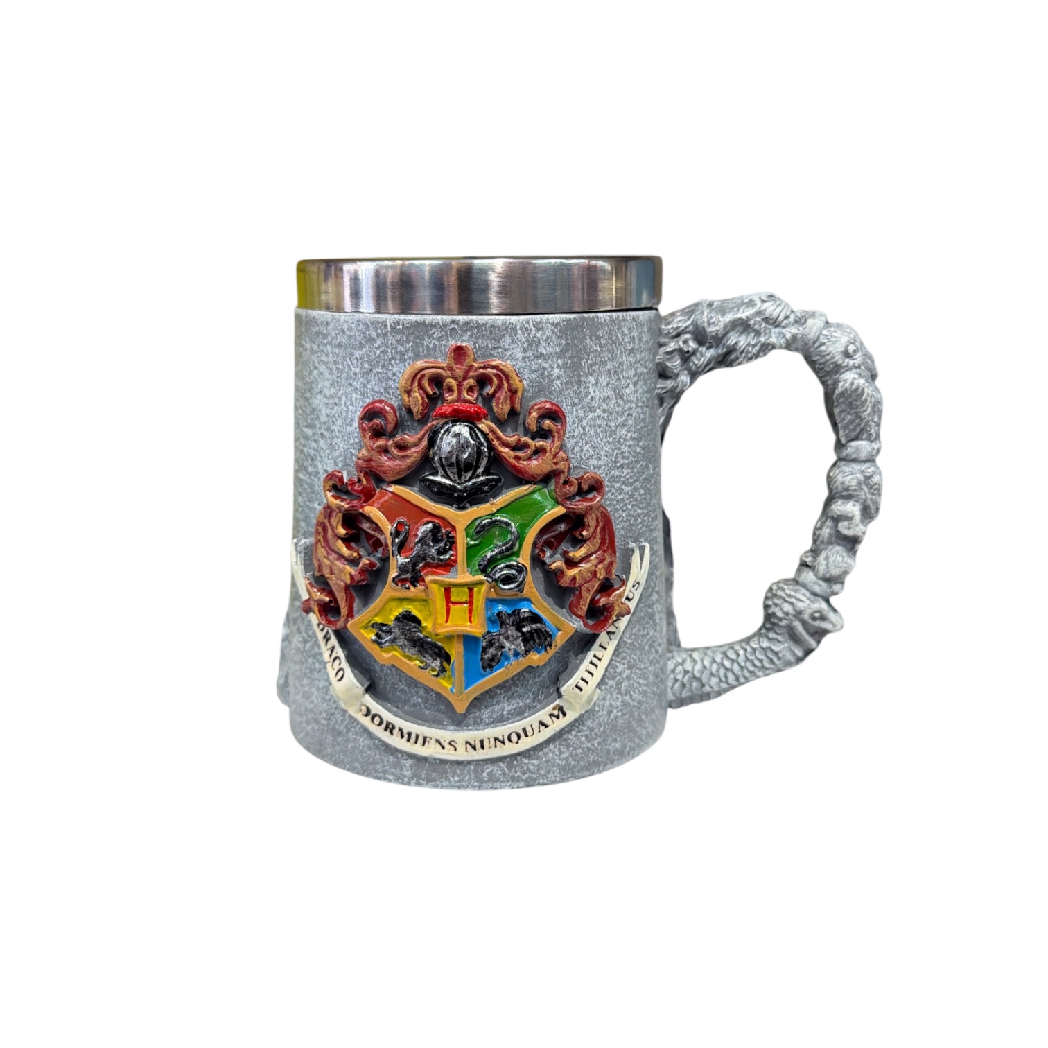 Jarra  hogwarts hp castillo y escudo agarradero simbolos